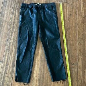 Hudson coated denim pants size medium